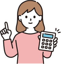 お見積もりをする女性